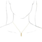 Vintage-Inspired Bar Necklace or Pendant