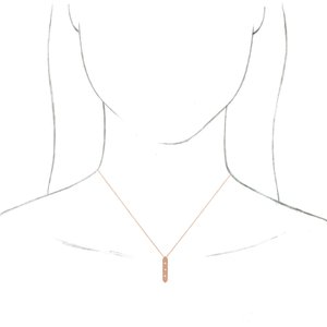 Vintage-Inspired Bar Necklace or Pendant