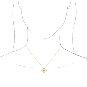 Vintage-Inspired Geometric Necklace or Pendant