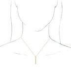 Vintage-Inspired Bar Necklace or Pendant