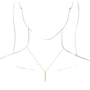 Vintage-Inspired Bar Necklace or Pendant