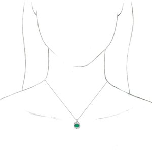 Halo-Style Necklace or Pendant