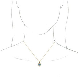Halo-Style Necklace or Pendant