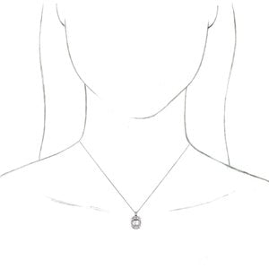 Halo-Style Necklace or Pendant