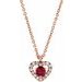 Accented Heart Necklace