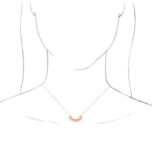 Curved Bar Necklace or Center