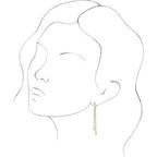 Geometric Chain Earrings