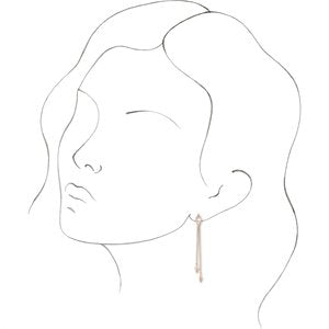 Geometric Chain Earrings