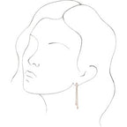 Geometric Chain Earrings