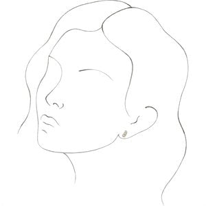 Petite Three-Stone Ear Climbers