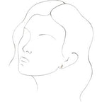 Petite Three-Stone Ear Climbers