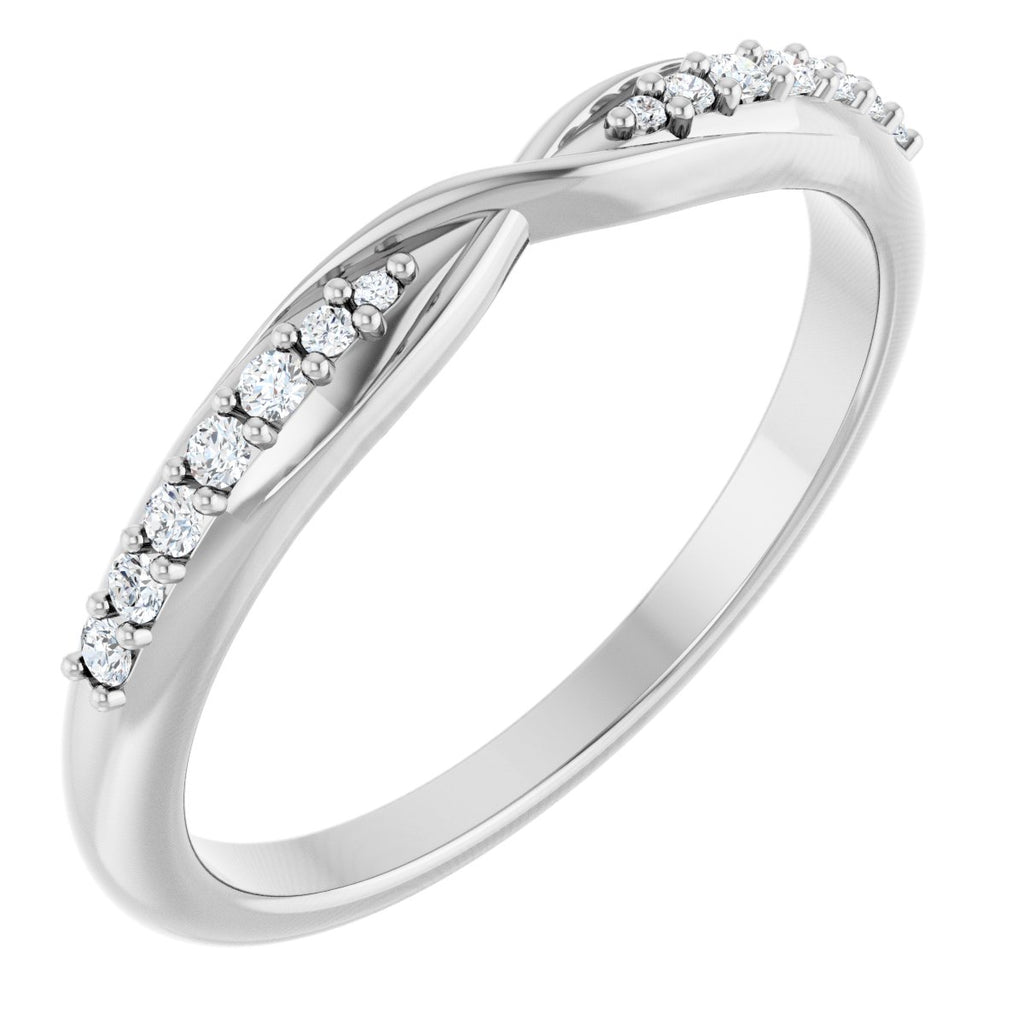 Accented Criss-Cross Contour Band