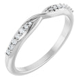 Accented Criss-Cross Contour Band