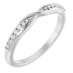 Accented Criss-Cross Contour Band