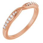 Accented Criss-Cross Contour Band