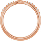 Accented Criss-Cross Contour Band