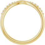 Accented Criss-Cross Contour Band