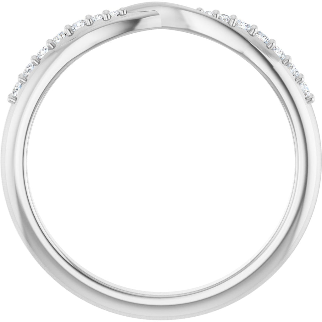 Accented Criss-Cross Contour Band
