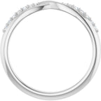 Accented Criss-Cross Contour Band