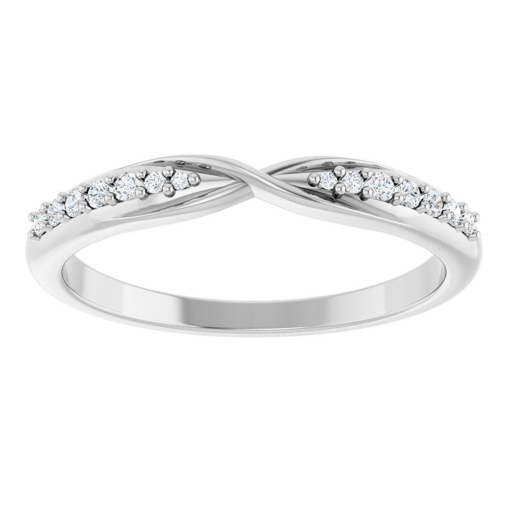 Accented Criss-Cross Contour Band