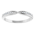 Accented Criss-Cross Contour Band