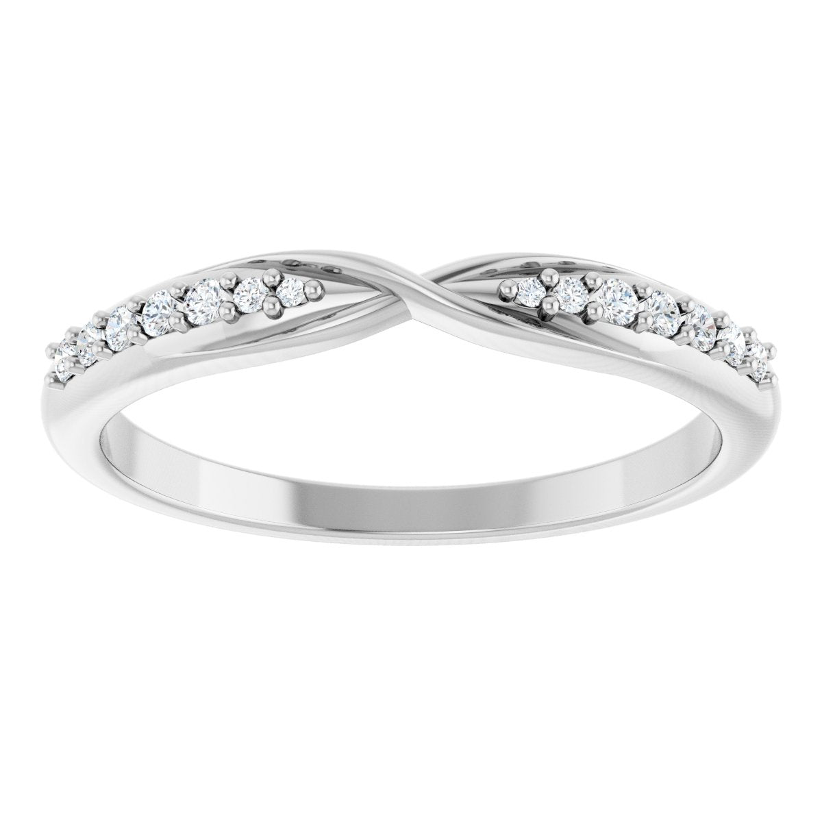 Accented Criss-Cross Contour Band