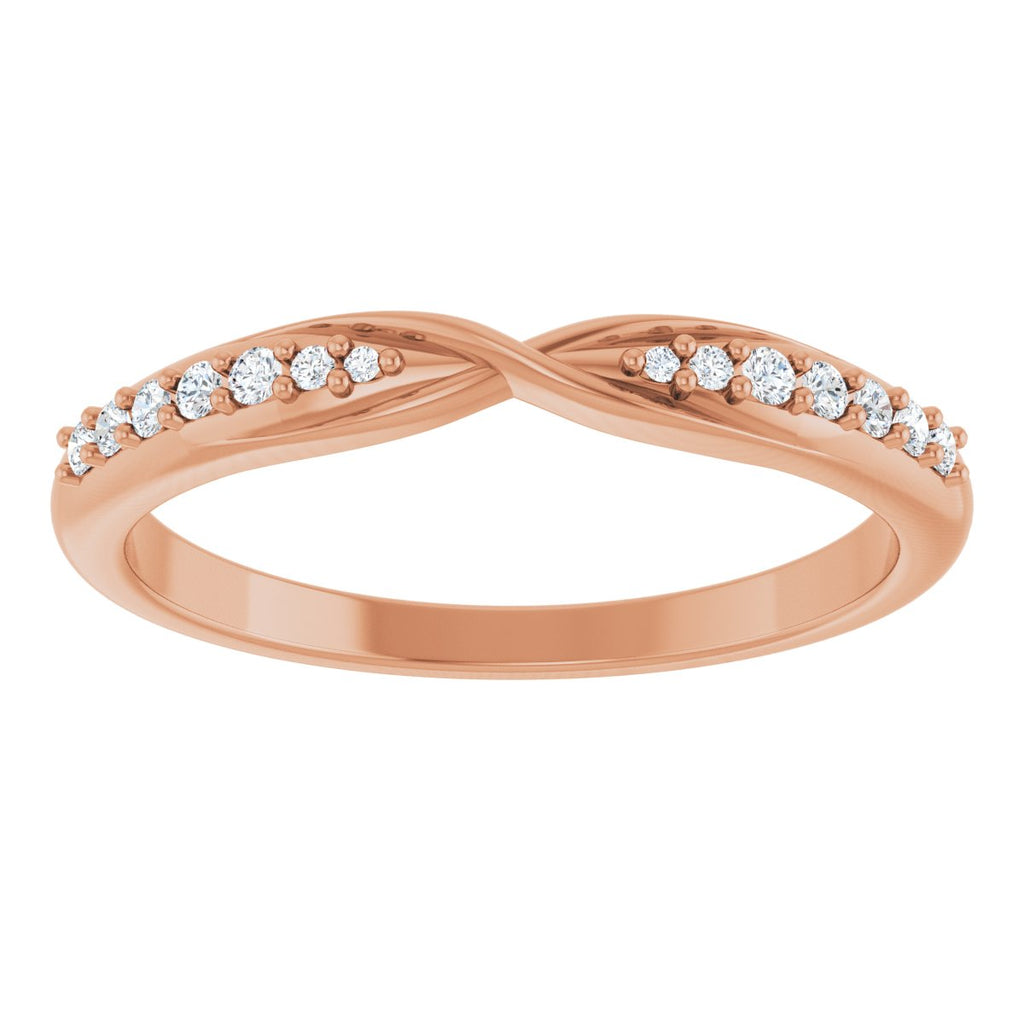 Accented Criss-Cross Contour Band