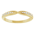 Accented Criss-Cross Contour Band