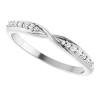 Accented Criss-Cross Contour Band