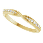 Accented Criss-Cross Contour Band