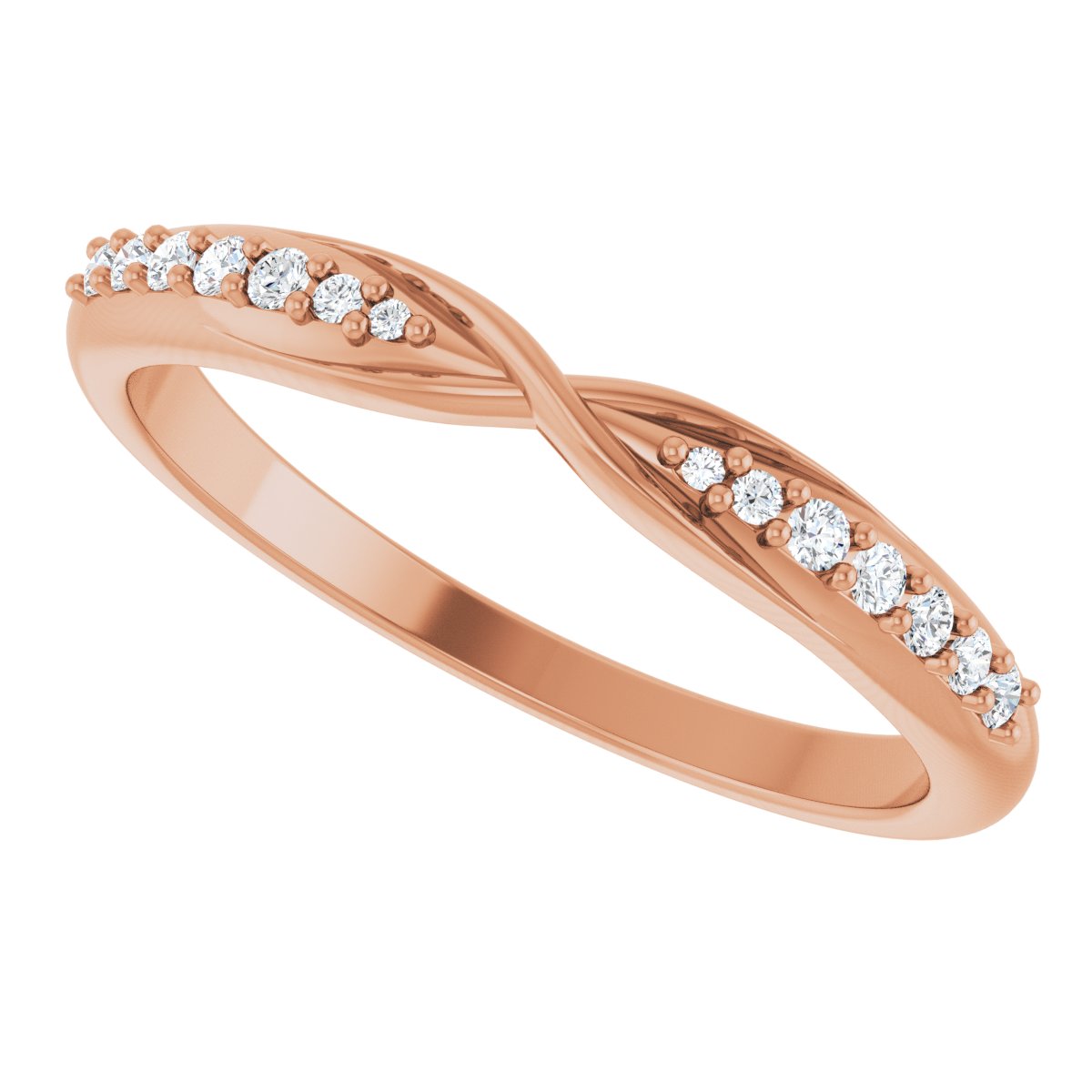 Accented Criss-Cross Contour Band