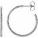 Rope Hoop Earrings