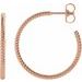 Rope Hoop Earrings