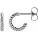 Rope Hoop Earrings