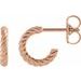 Rope Hoop Earrings