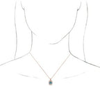 Halo-Style Necklace or Pendant