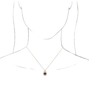 Halo-Style Necklace or Pendant