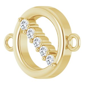Accented Circle Bracelet Center