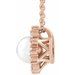 Halo-Style Pearl Necklace or Pendant
