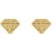 Tiny Diamond Earrings