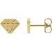 Tiny Diamond Earrings