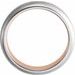 Single Sided Stepped-Edge Comfort-Fit Flat Band with Brush Finish