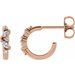 Accented Huggie Earrings