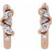 Accented Huggie Earrings