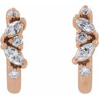 Accented Huggie Earrings