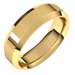 Beveled-Edge Comfort-Fit Flat Band