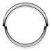 Beveled-Edge Comfort-Fit Flat Band