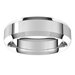 Beveled-Edge Comfort-Fit Flat Band