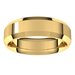 Beveled-Edge Comfort-Fit Flat Band