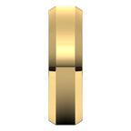 Beveled-Edge Comfort-Fit Flat Band